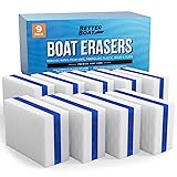 Boat Erasers by Better Boat - Cleaning Sponge for Scuff Marks & Grime, Marine Accessories & Gifts...