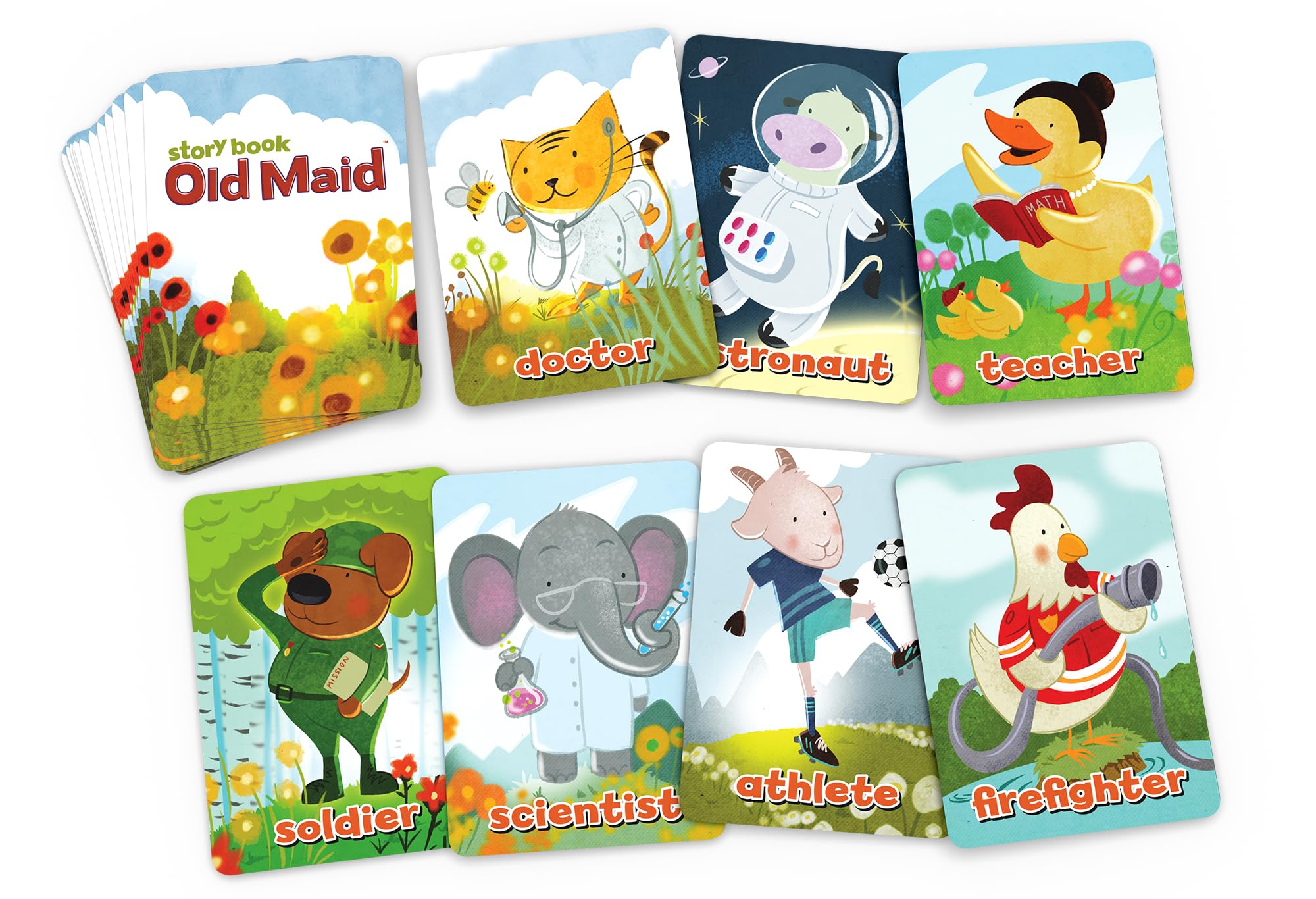 Arizona GameCo Story Book Old Maid, a Family Card Game for Kids Age 3 and Up - No Reading Required to Play - a Super Cute Classic for Families, Classroom, Stocking Stuffer or Gift Idea - Image 2