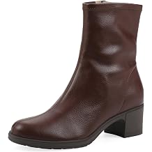 Cliffs by White Mountain Womens Huda Cushioned Block Heel Bootie