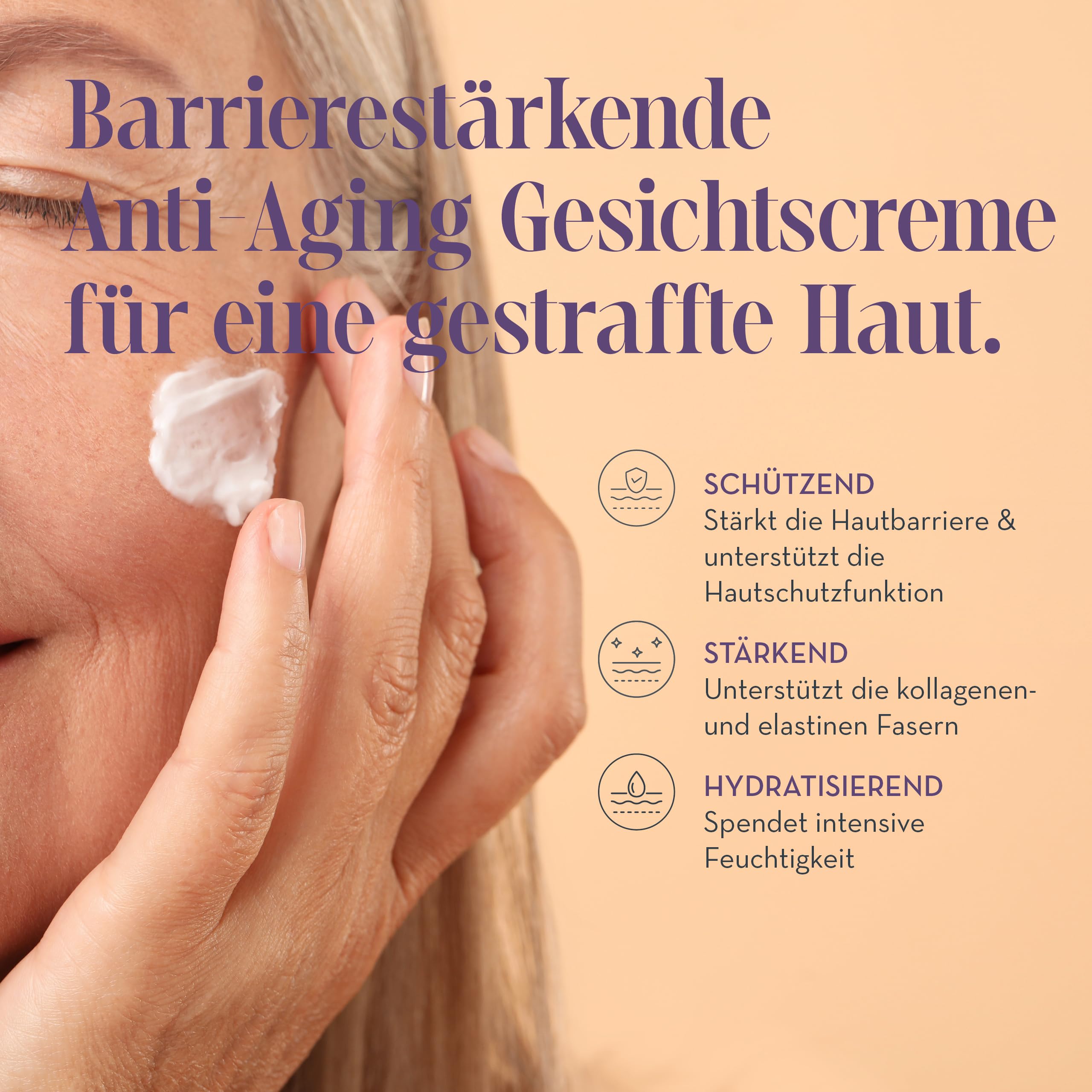 JEAN D'ARCEL Anti Aging 24h Gesichtscreme - CRÈME EGF EFFET INTENSE 50 ml - Stärkt den natürlichen Hautschutz – Verbessert die Hautfestigkeit – Fördert die Elastizität