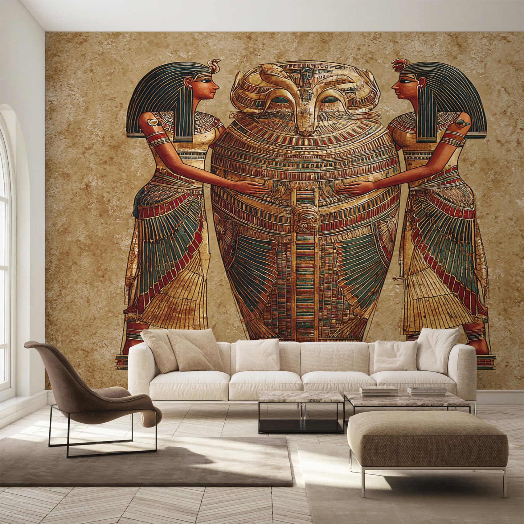 Papier Peint Intissé Égypte Antique Décoration Murale Panoramique