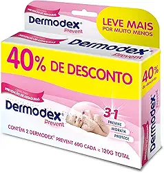 Kit Pomada para Prevenção de Assaduras Dermodex Prevent - 120g (2x60g) - 40% OFF