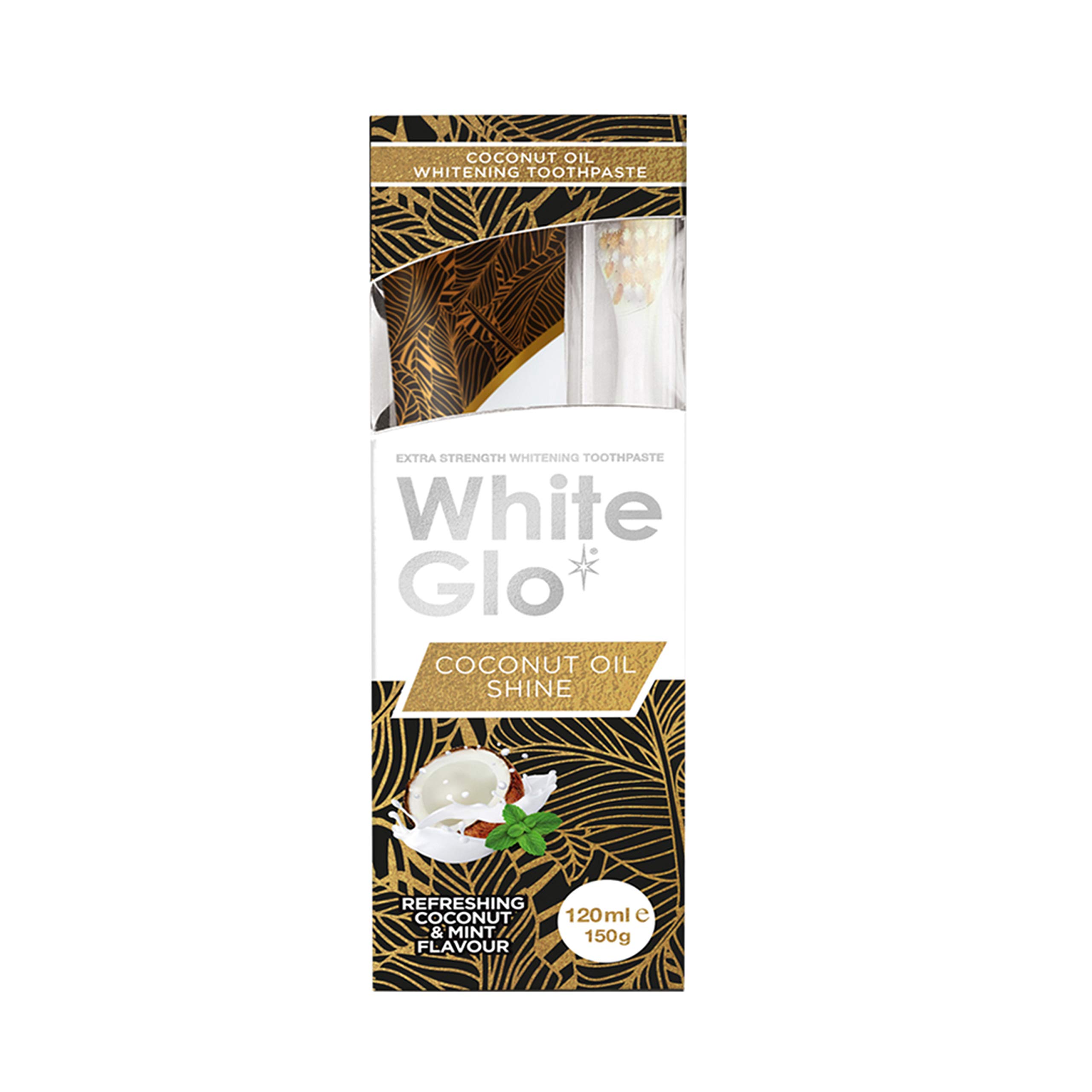 White Glo Beyazlatıcı Diş Macunu, Hindistan Cevizi Özlü, 120 Ml