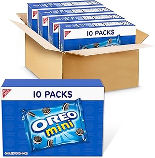 Mini Chocolate Sandwich Cookies, 40 Snack Packs (4 Boxes)