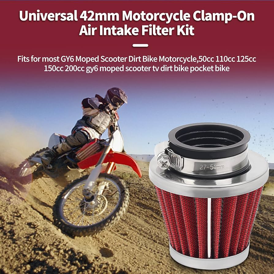 ARIA pe509ニアミント Amazon.com: AHL Red 42mm Universal Air Filter Fit for Pod