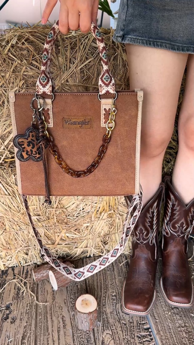 Bolso Tote estilo Western Retro para mujer miniatura 7