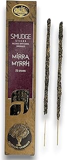 AUM Fragrances Organic Incense - Handmade in India with Natural Ingredients - No Toxic Products - Cruelty Free - Organic (Myrra)