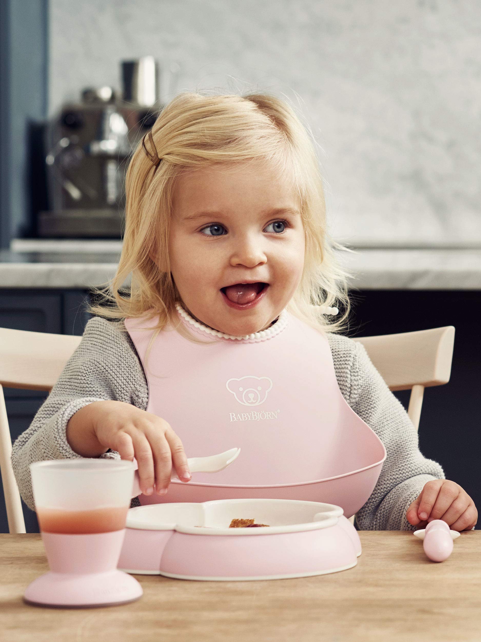 BabyBjörn Zestaw kuchenny dla dzieci, 5 części, jasnoróżowy
