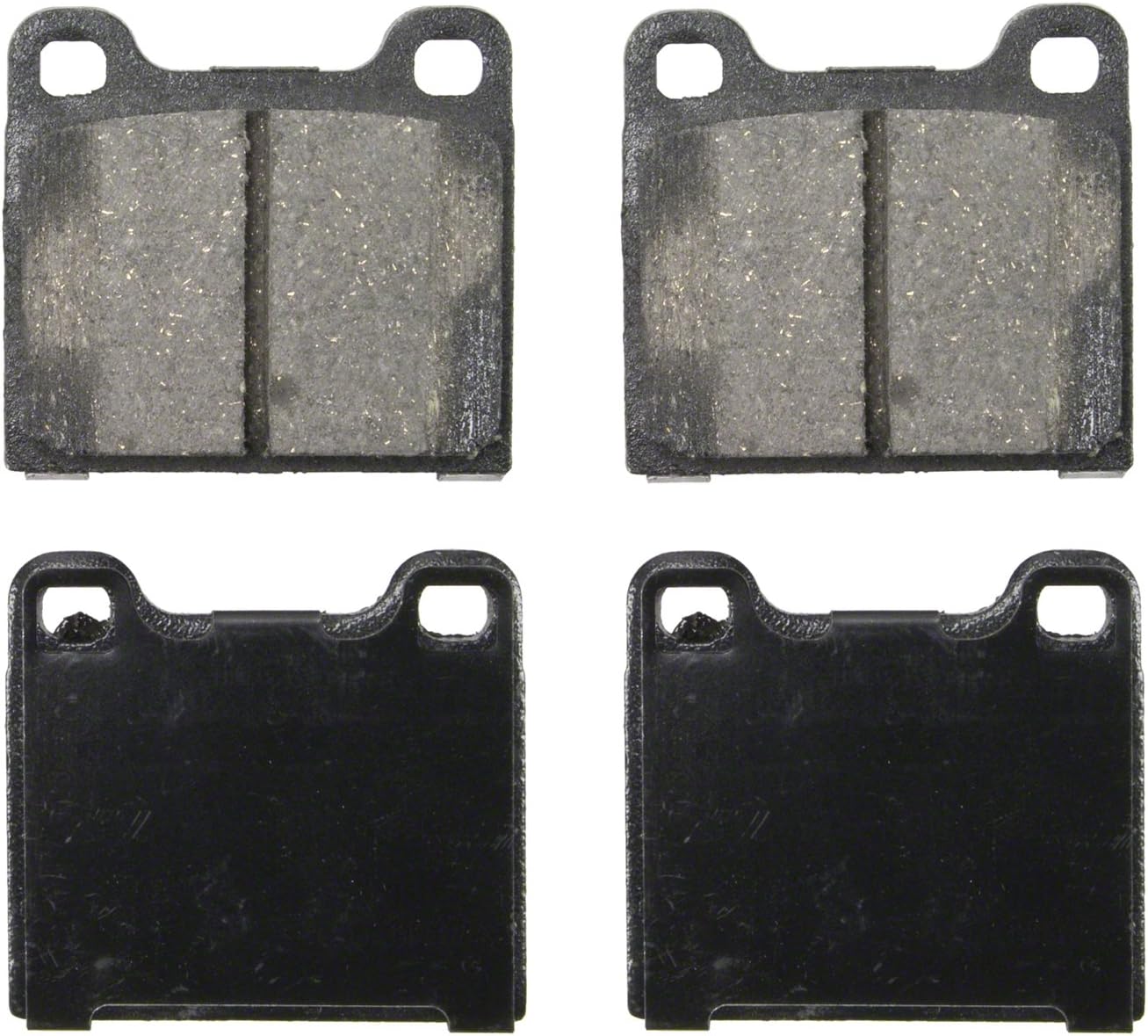 Wagner QS ZD31 Disc Brake Pad Set, Chamfered Edges for Smooth, Quiet Stops, Fits 1998–2000 Volvo S70, 1987–1988 Mercedes-Benz 560SL