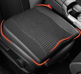 Almofada de assento de carro, almofadas de espuma viscoelástica confortáveis para conduzir, alívio da dor de ciática e parte inferior das costas, almofada de assento de motorista para veículos