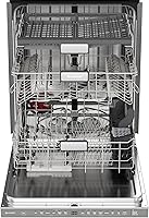 Vista 24 de Lavadora inteligente SHARP SDW6767HS. Funciona con Alexa. Incluye luces LED interiores, interior de acero inoxidable, secado con calor y asistencia