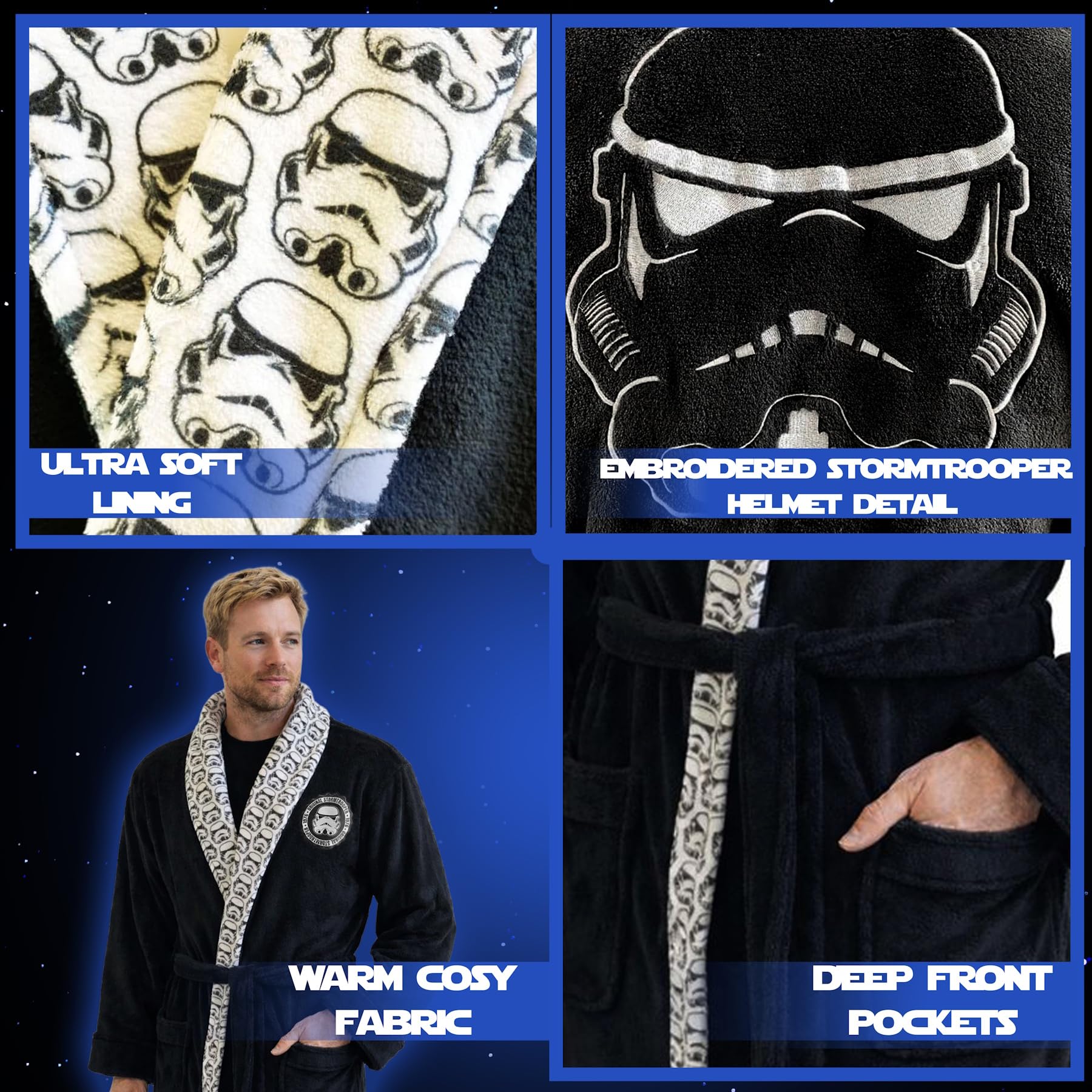 Groovy UK Stormtrooper Originale Accappatoio Uomo