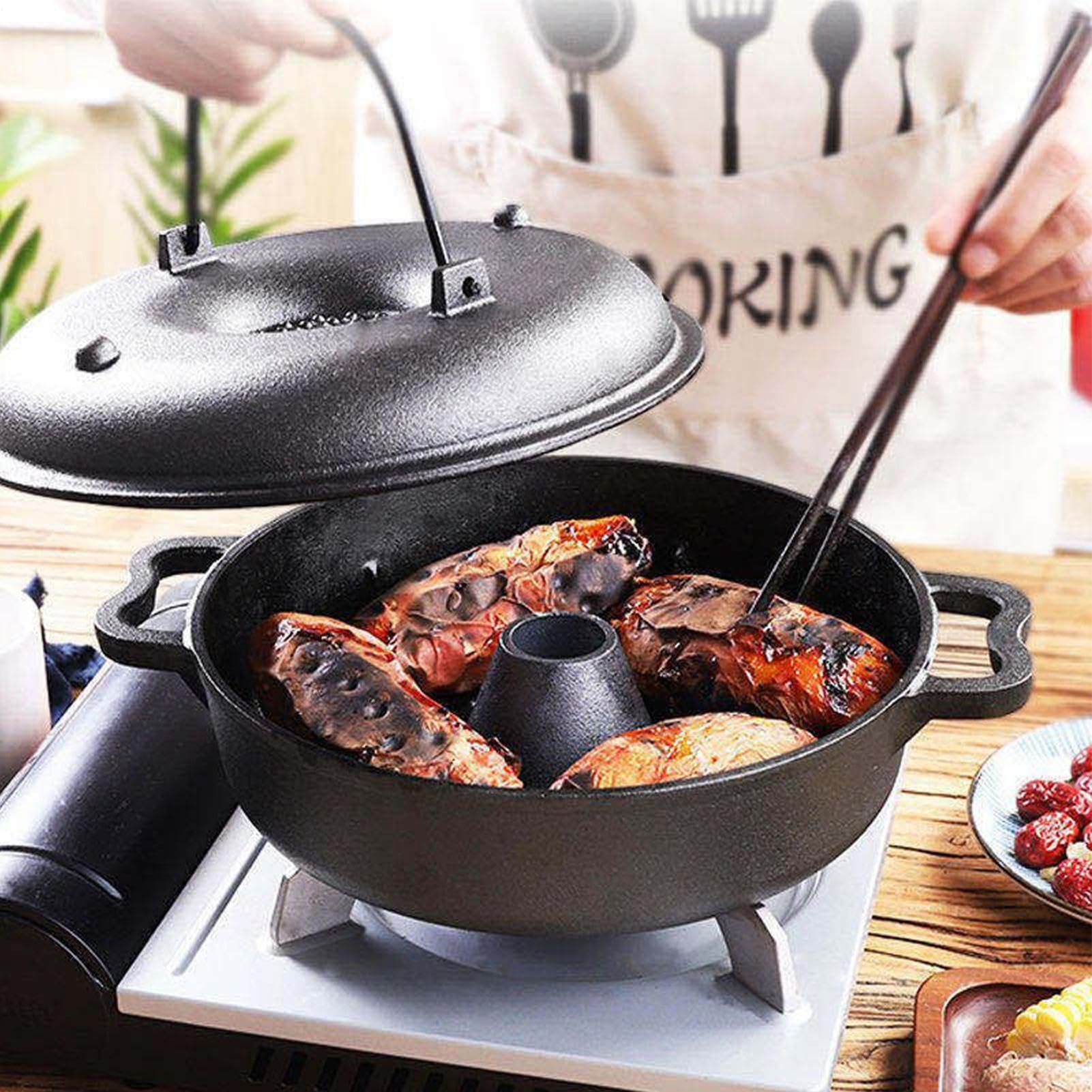 Süßkartoffel Backform Aus Gusseisen, Inklusive Klammern, Ofenhandschuhen Alufolie. Geeignet Für Grill, Herdplatte, Backofen Und Die Zubereitung Von Gerichten Wie Süßkartoffeln Und Mais