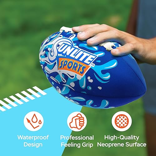 Miniatura 2 de Sunlite Sports Fútbol impermeable para césped, patio, piscina, playa, lago, parque, juguete acuático, juego al aire libre, para niños, adolescentes,