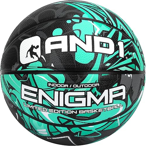 Miniatura 14 de AND1 Enigma Basketball - Streetball for Indoor and Outdoor Use, Deep Channel Construction and Durability