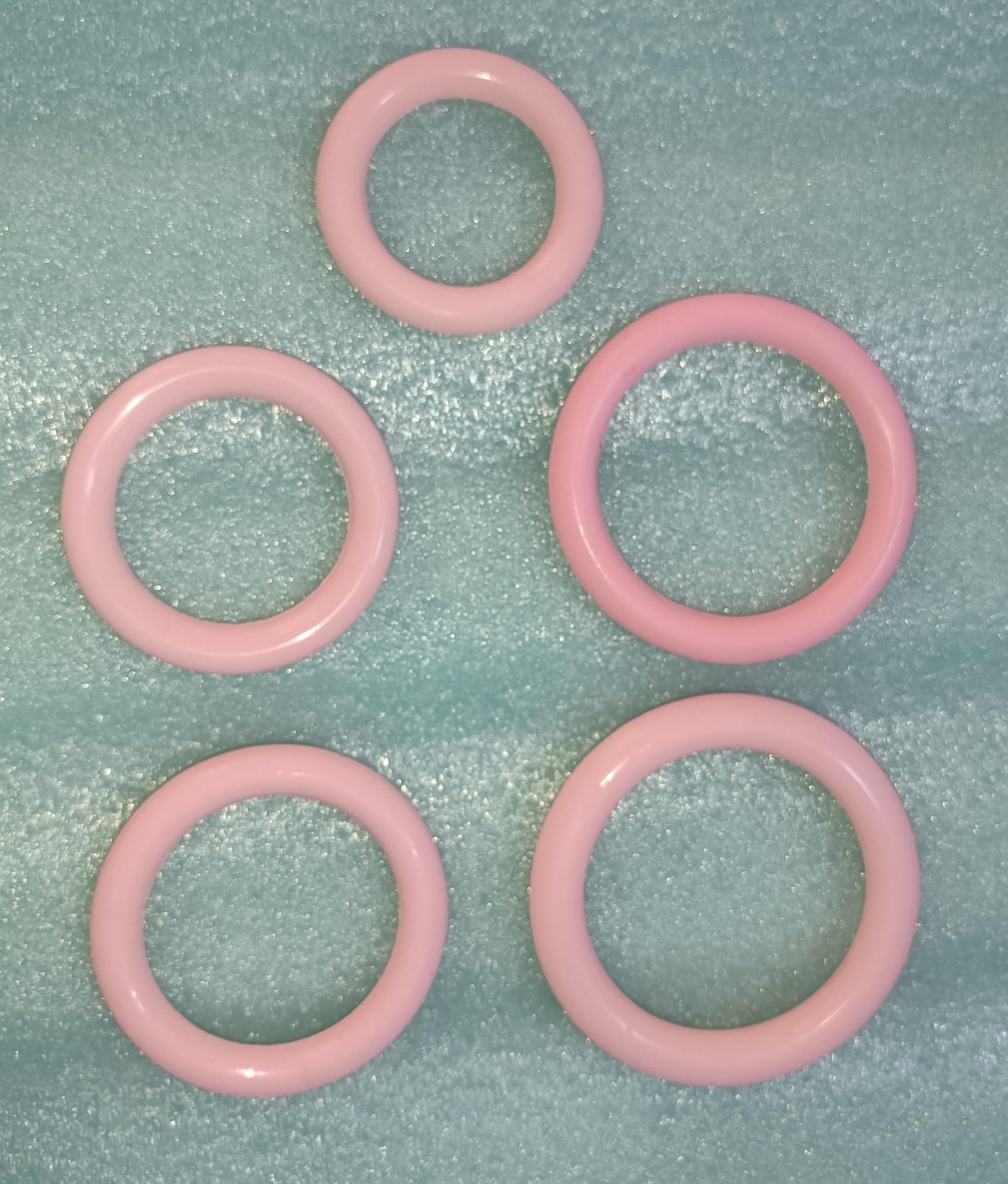 Vaginal Ring pessary are 100% silicone that are used in the management of vaginal prolapse of organs, set of 5 Outer ring Size (1.75 Inch (45 mm),2 Inch (51 mm), 2.25 Inch (57 mm),2.5 Inch (64 mm), 2.75 Inch (70 mm)) Pink color