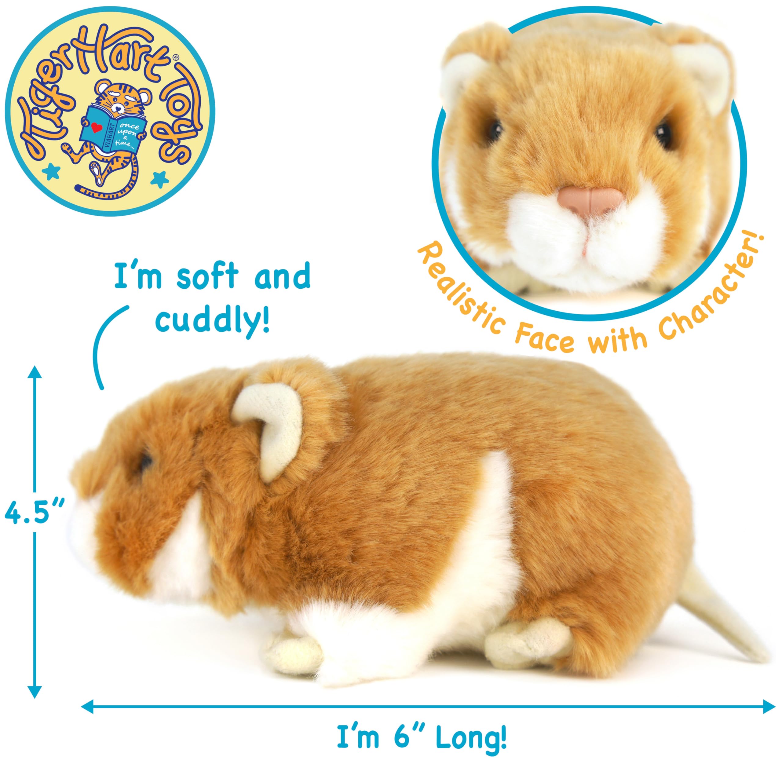 Rat Plush Chippy The Hamster Plush Toy - 6 Inch Stuffed Animal By ...