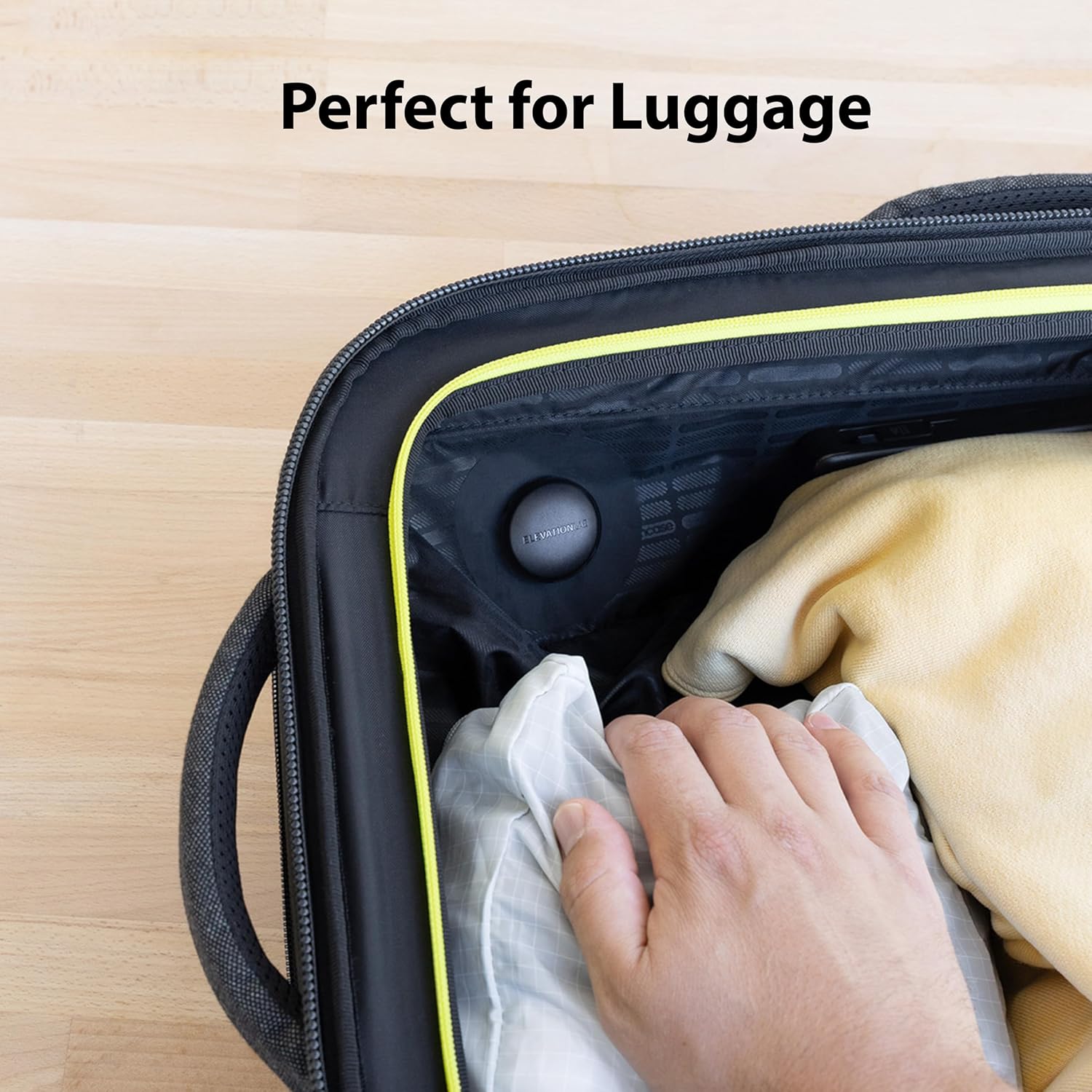 Elevation Lab AirTag Fabric Extreme (4 Pack) - TagVault™ - Waterproof AirTag Fabric Mount | Secure & Discreet | for Luggage, Purses, Backpacks, Jackets & More