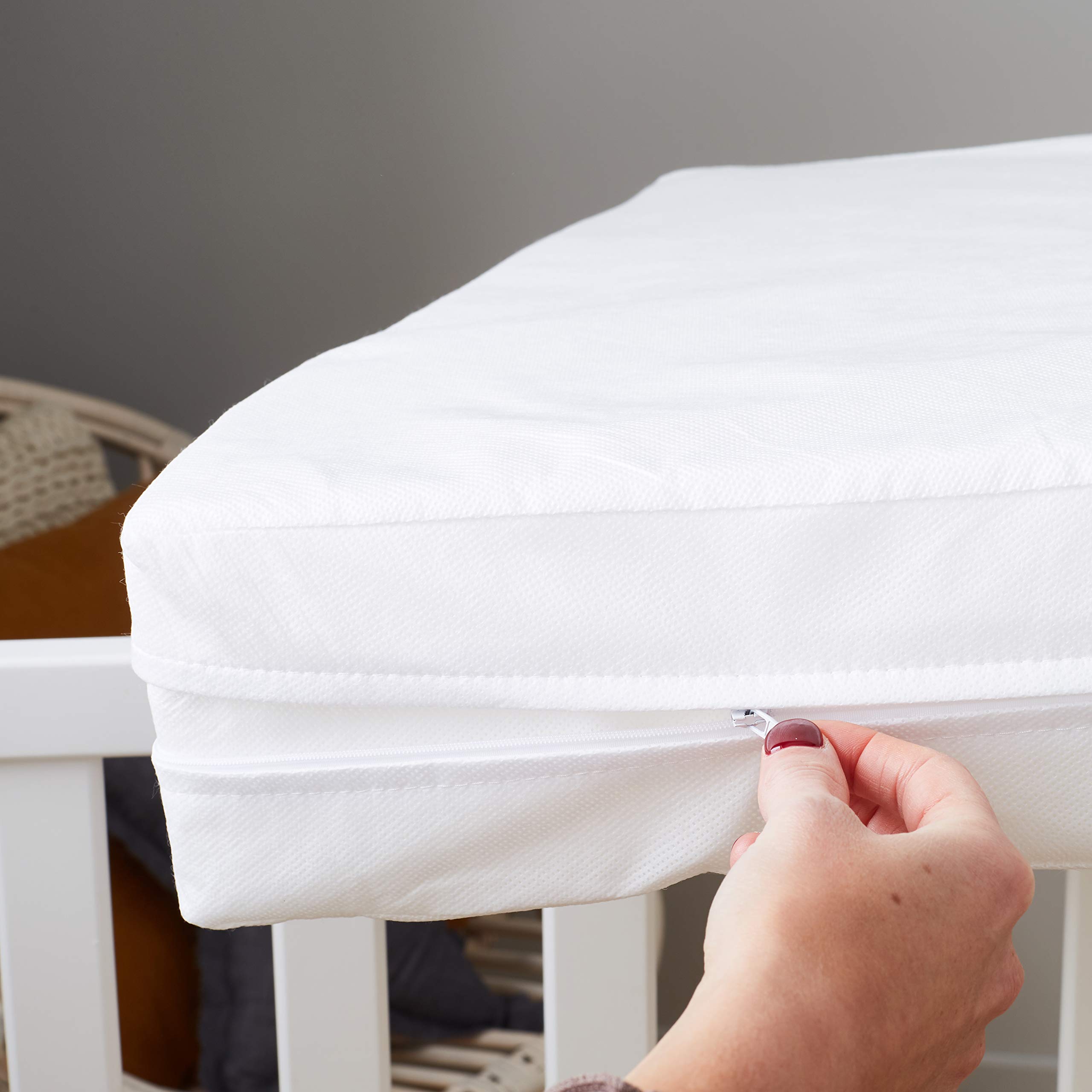 Protège Matelas Bébé Allergostop® 60x120 cm | Housse complète Imperméable | Protection Protège Matelas Bébé Allergostop® 60x120 cm | Housse complète Imperméable | Protection