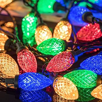 AWQ 100LED 81 FT C9 Christmas String Lights Plug in Fairy