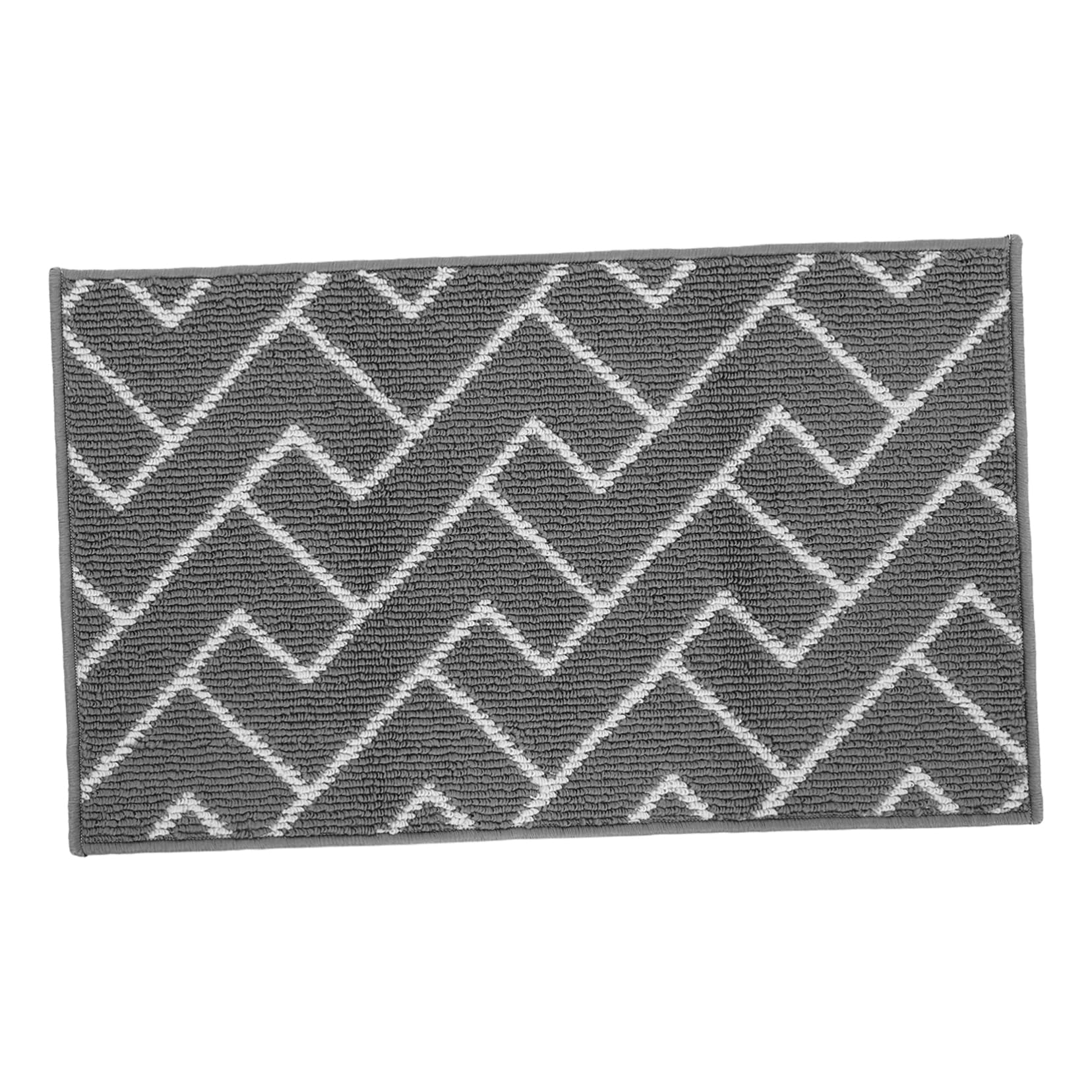 Alfombra de entrada geométrica lavable felpudo anti suciedad para proteger el suelo de casa