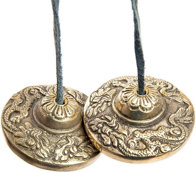 Tingsha Cymbals Bells para Meditación y Yoga miniatura 2