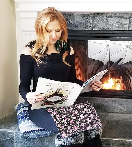 Miniatura 2 de Almohadilla térmica rellena de maíz. Terapia de calor natural para espalda baja, cuello, hombros, calambres. Envoltura térmica para aliviar el dolor