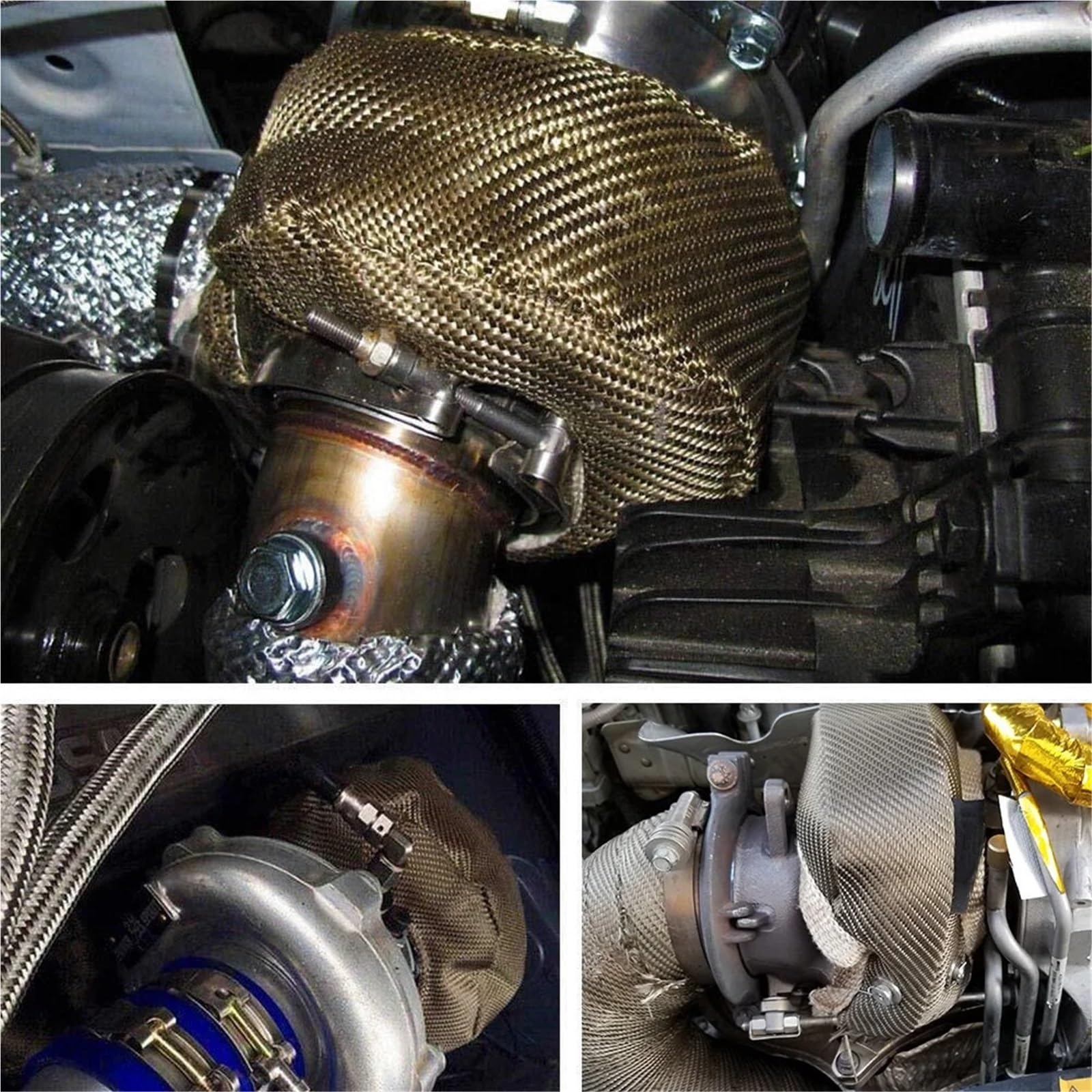Controller della turbina Scudo termico turbo coperta | Completamente TITANIO T3(TBF03GR)
