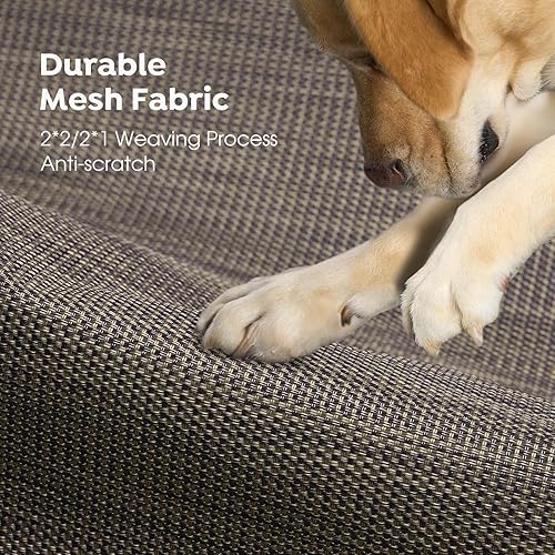 Miniatura 5 de Veehoo Cama elevada para perro al aire libre original, cuna elevada para perros grandes, hamaca portátil para mascotas con malla lavable y