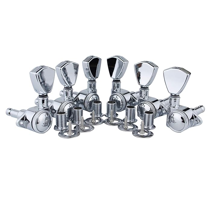 Buy Guyker Guitar Locking Tuners (3L + 3R Handed) 121 Models Rear