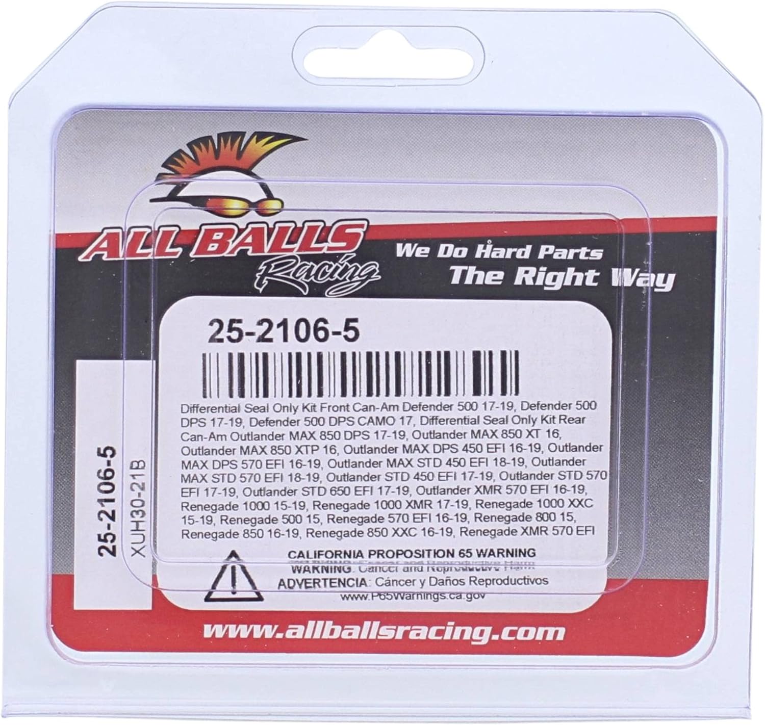 New All Balls Differential Seal Only Kit Rear 25-2106-5 For