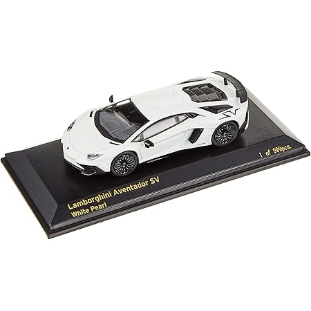 Amazon Carnel 1 64 ランボルギーニ アヴェンタドール Sv White Pearl 完成品 ミニカー ダイキャストカー おもちゃ