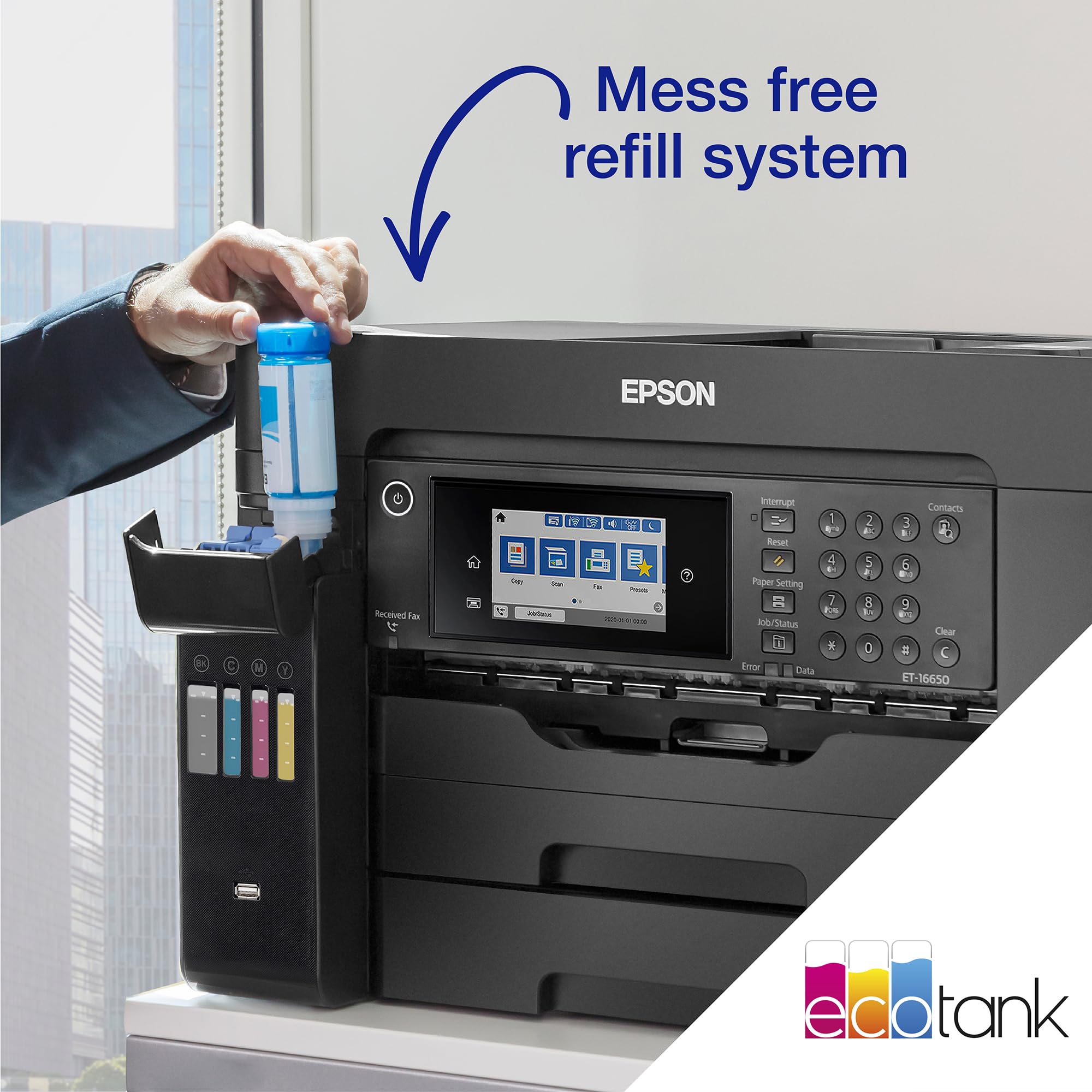 Epson EcoTank ET-16655 A3 4800 x 1200 DPI 32 ppm Wi-Fi Multifunction Printer