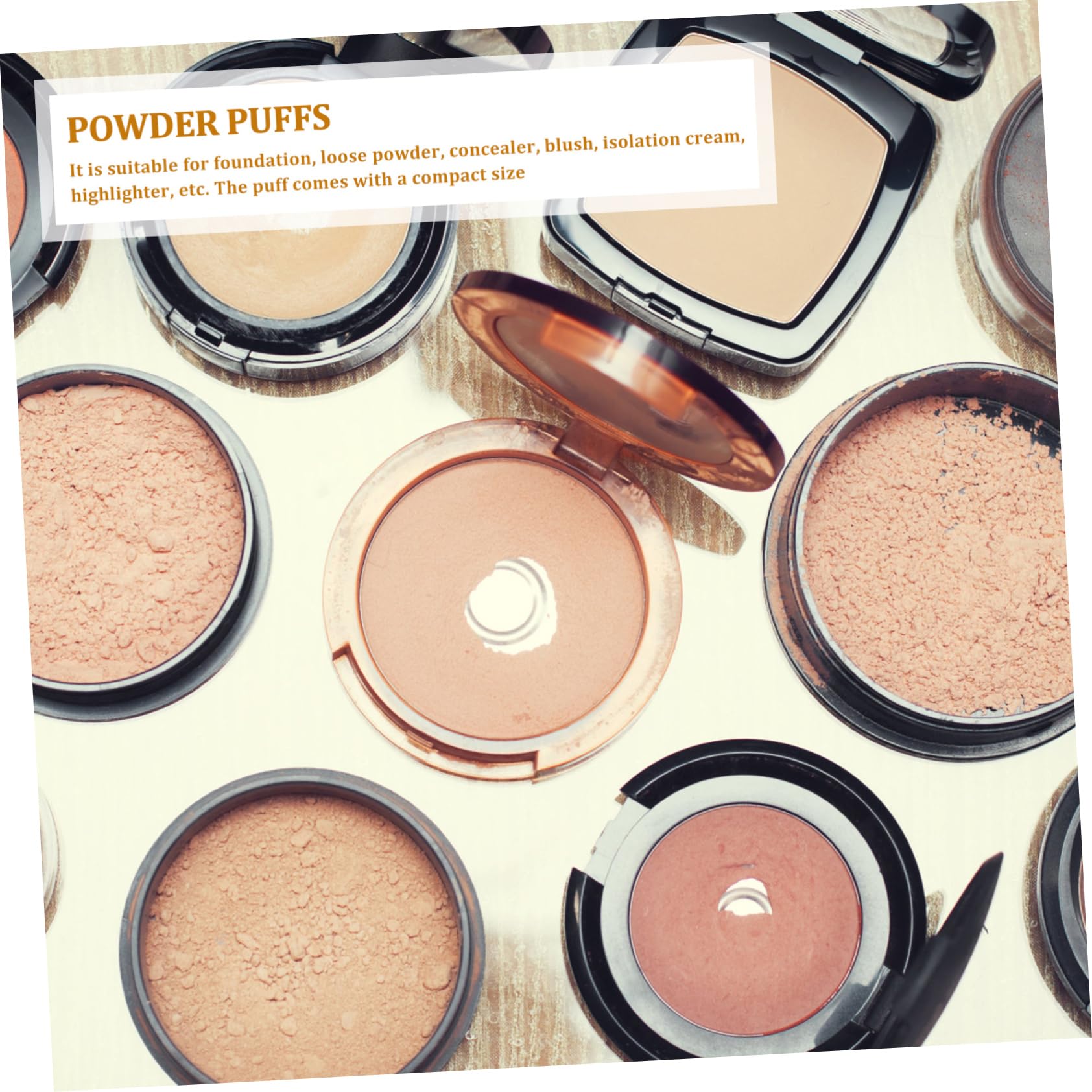 Ipetboom 8Pcs Heart Shaped Makeup Puff Soft Powder for Foundation and Loose Powder Application Gentle and Compact for Home Beauty Salon Use present for Women