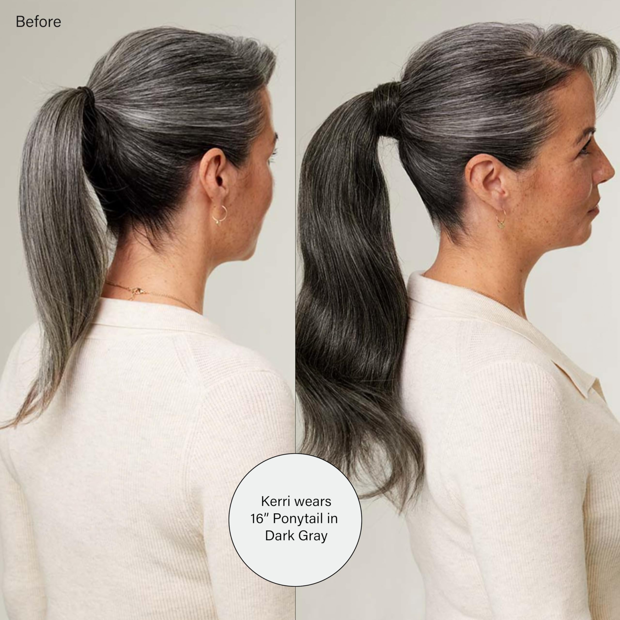 Luxy Hair Light Blonde Clip-In Ponytail Extension High ponytail using clip in extensions tutorial with  main image 2