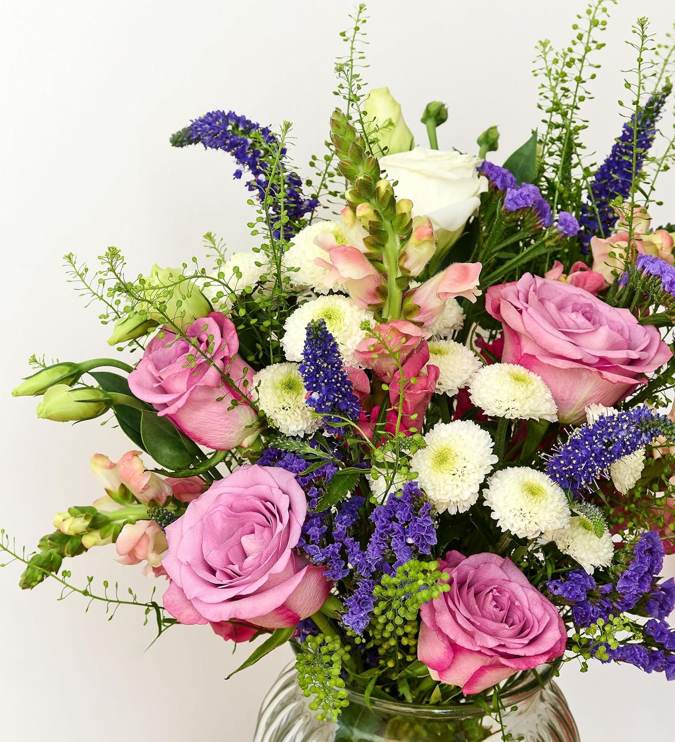 Arrangement floral frais taille L – Cadeau élégant livré à la main – Anniversaire, mariage, condoléances