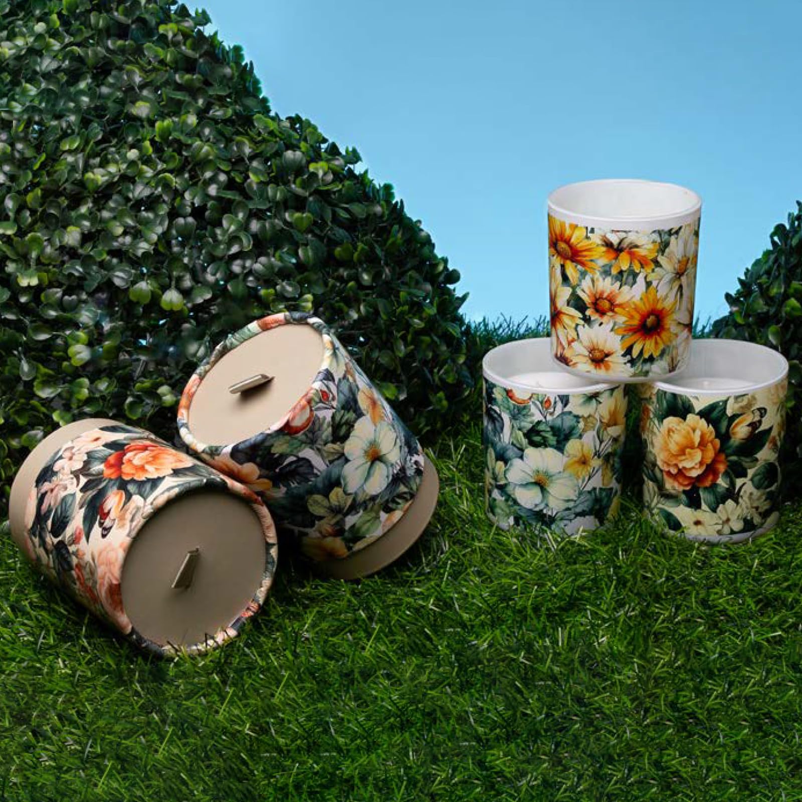 Doni Bomboniere Cresima 6PZ Candela con Portacandela Assortito in Solidali Idea Regalo Compleanno Matrimonio Anniversario Partecipazioni Utili Idee Originali Economiche Eleganti Nozze Complete