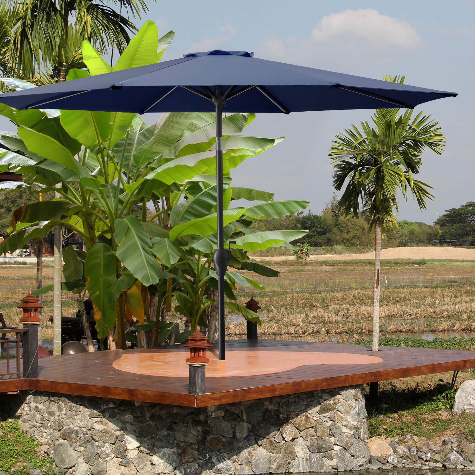 Buy TUMUCUTE 9ft Patio Umbrella Outdoor Umbrella Market Table Umbrellas
