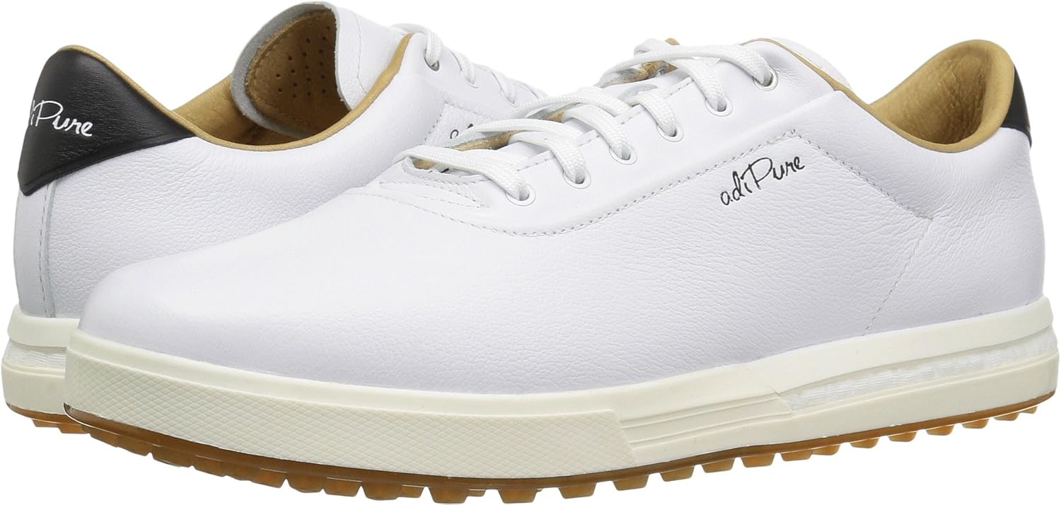 アディダス 本革 ゴルフシューズ adipure sp 27cm adidas Amazon