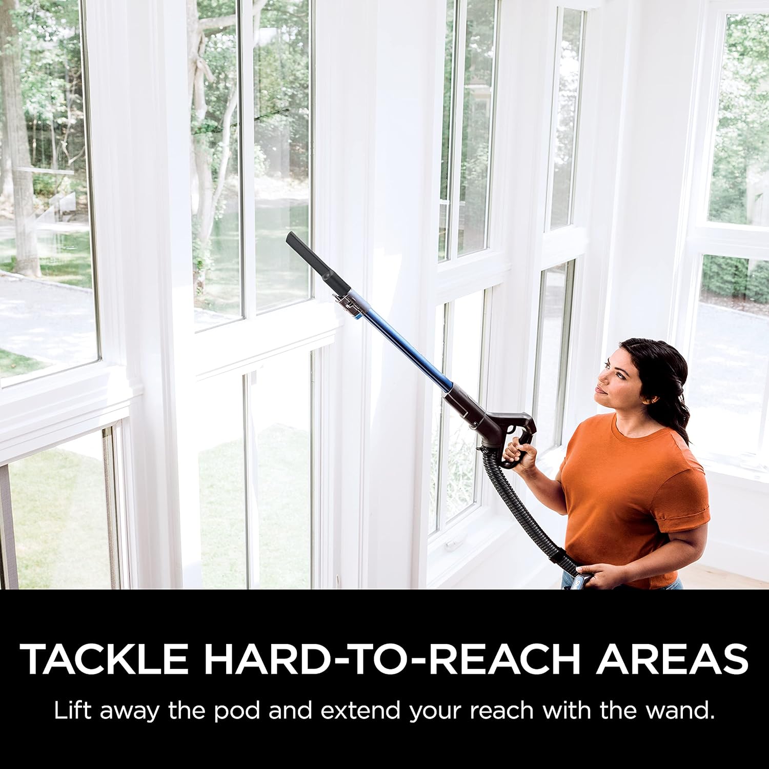Shark ICZ362H Vertex Pro Powered Lift-Away Cordless Vacuum with IQ Display, DuoClean PowerFins, Includes Crevice Tool, Pet Multi-Tool & Anti-Allergen Dusting Brush, 60min Runtime, Electric Blue : Industrial & Scientific