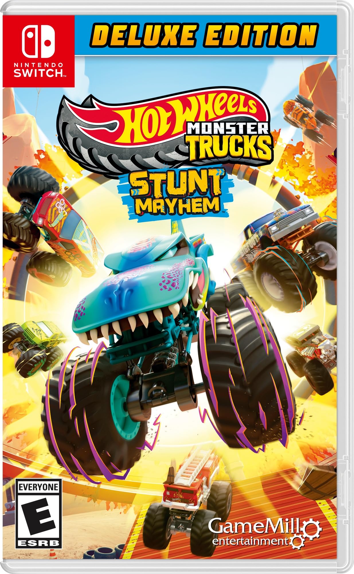 Amazon.com: Hot Wheels Monster Trucks: Stunt Mayhem Deluxe Edition