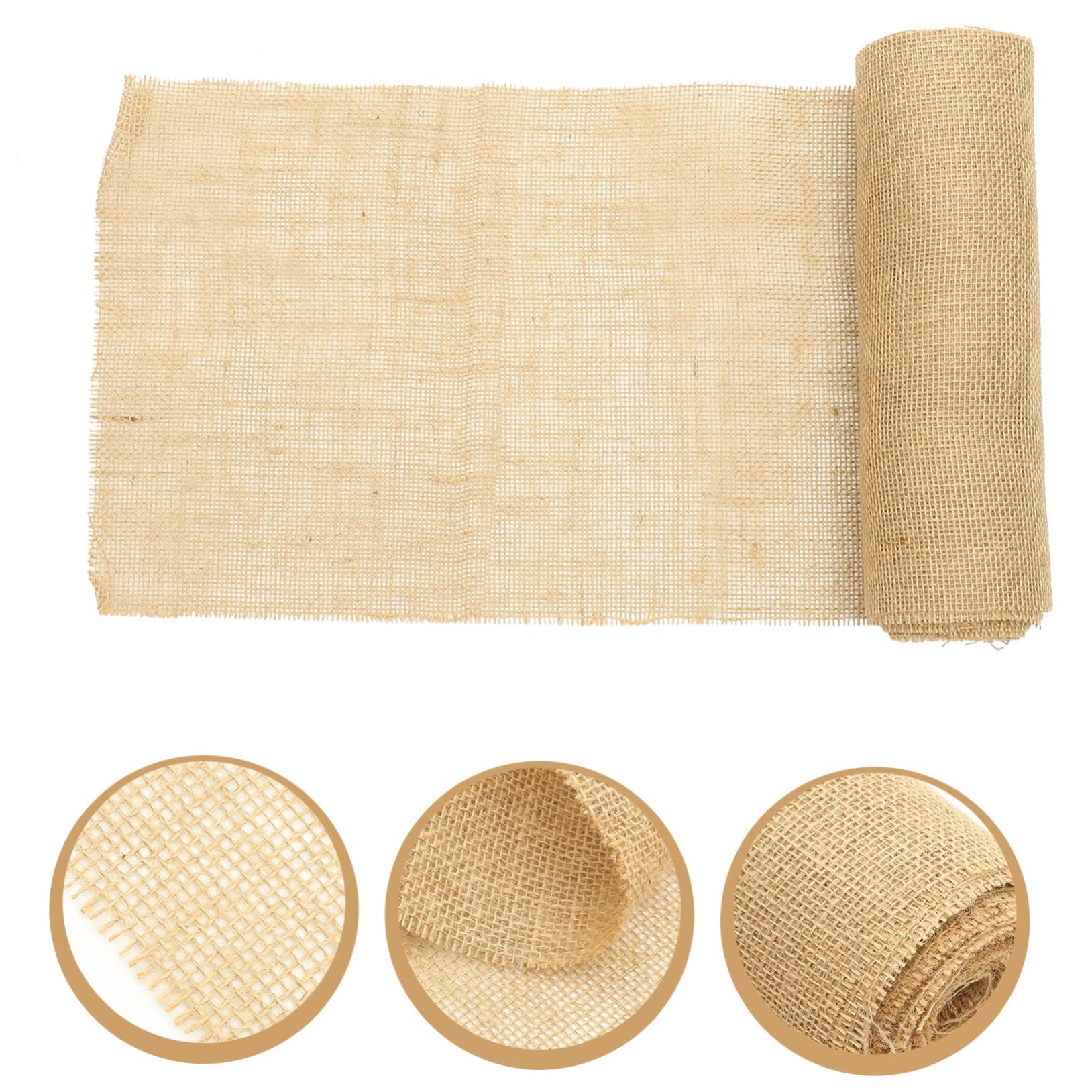 TOYANDONA 1Rotolo Avvolgimento per Freddo Protezione per Piante Copertura Juta Naturale per Frutteti e Arbusti