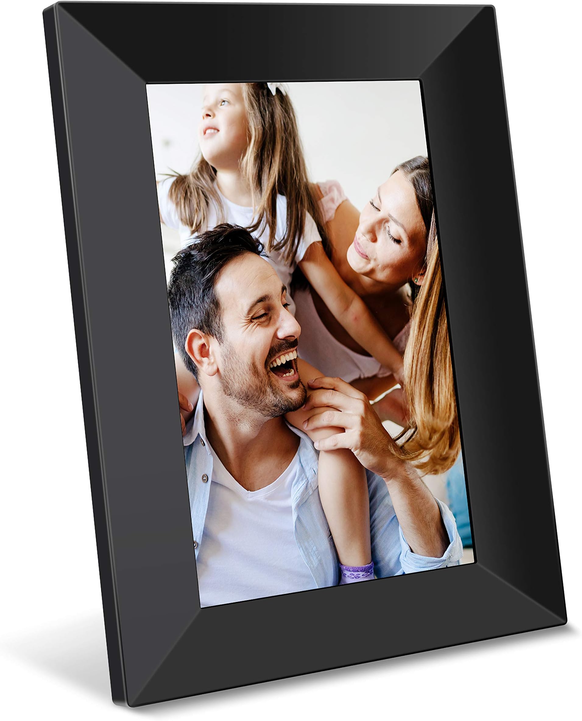 Digital WiFi Picture Frame 8 inch, Send Photos or Videos from Anywhere, 16GB Storage,1280x800 IPS HD Display,Touchscreen for Easy Navigation