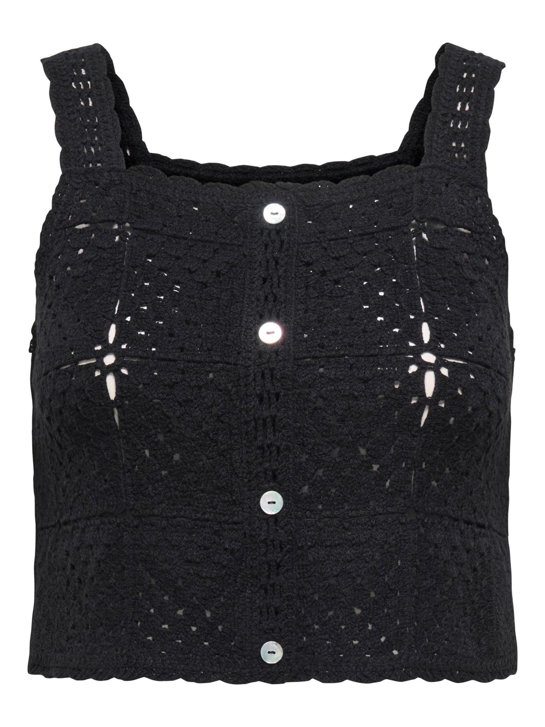 ONLY Women's Onlamari S/L Top JRS, Black, L