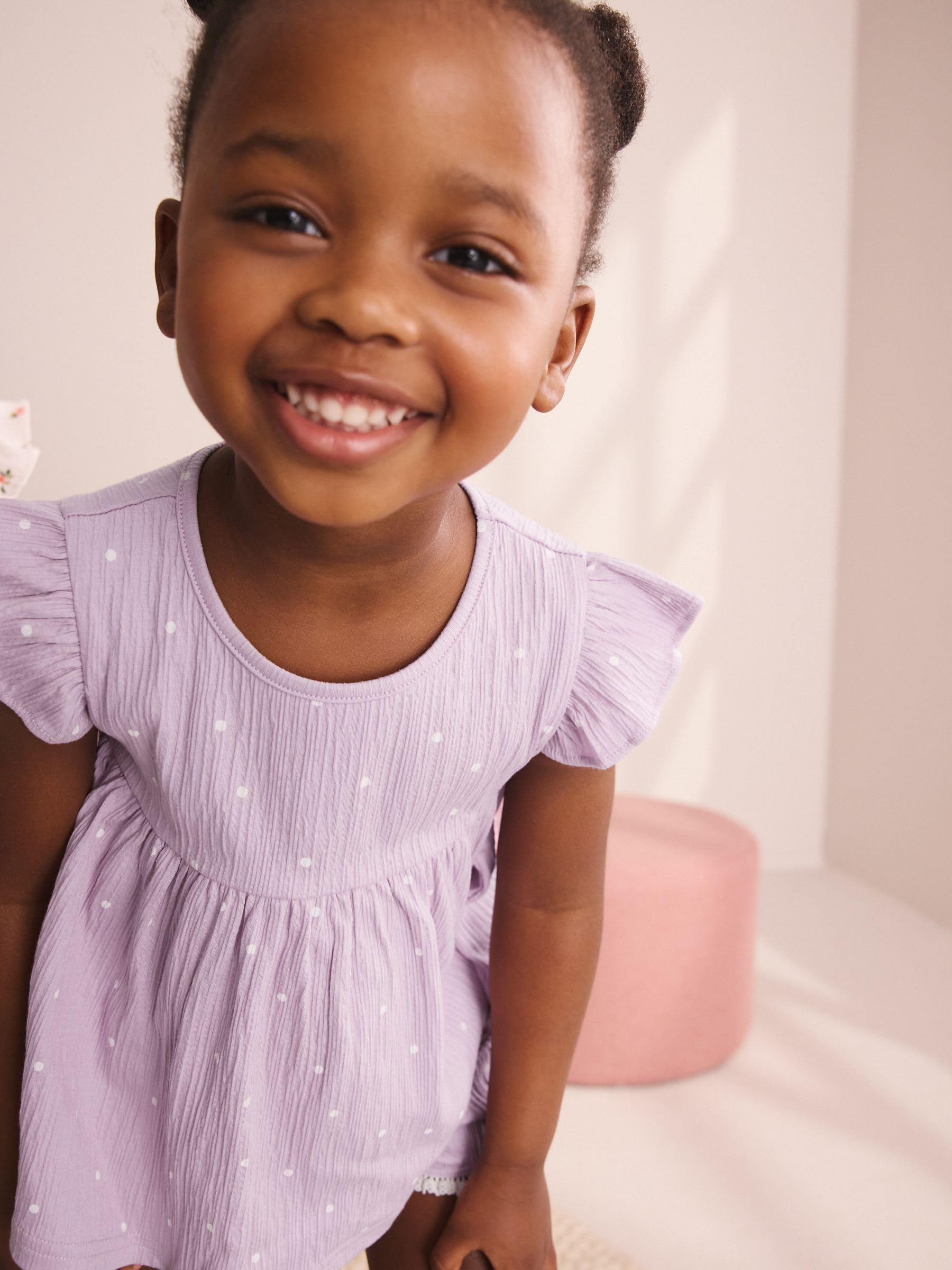 NEXT Ragazza Confezione da 3 Pigiami Corti Comodi | Bambino, Standard, Mid Rise, Pull On