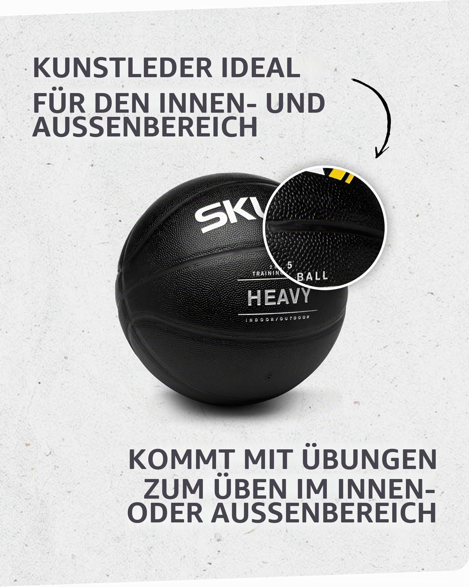 SKLZ Control Training Basketball zur Verbesserung des Dribblings und der Ballkontrolle