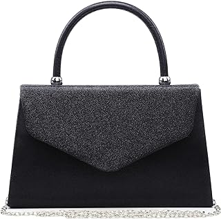 Dasein Women's Evening Bag Party Clutches Wedding Purses Cocktail Prom Handbags with Frosted Glittering