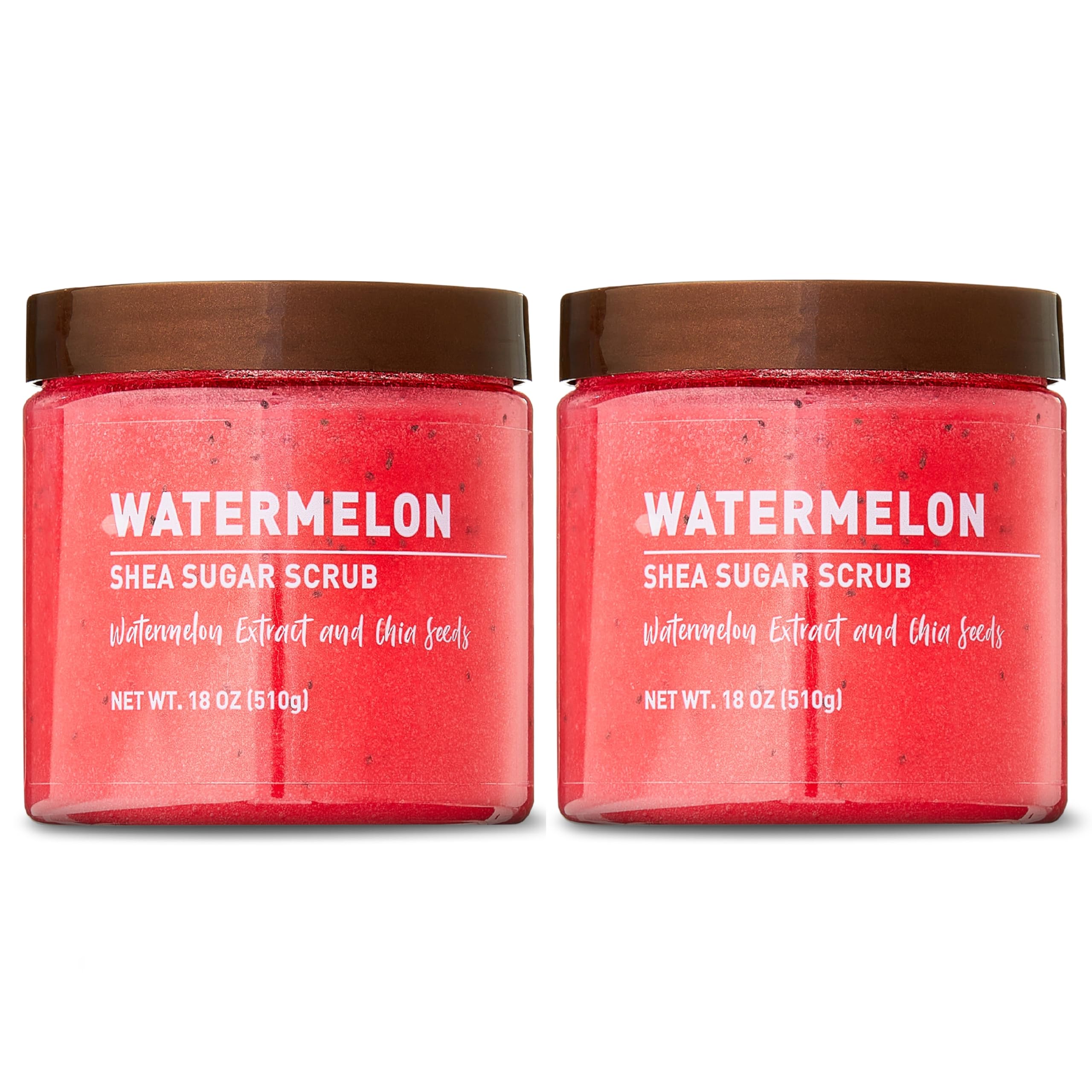Watermelon Sugar Scrub – Exfoliating Body Scrub for Women, Moisturizing Shea Butter, Natural Sugar Exfoliant, Hand and Foot Scrub, Paraben-Free, All