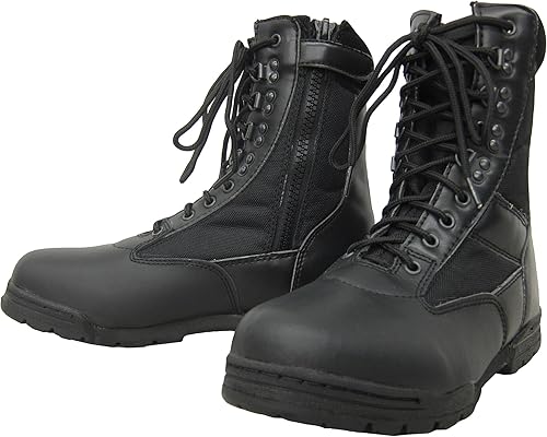 Amazon | BLACK TAC #KA7023 サイドジッパー タクティカルブーツ