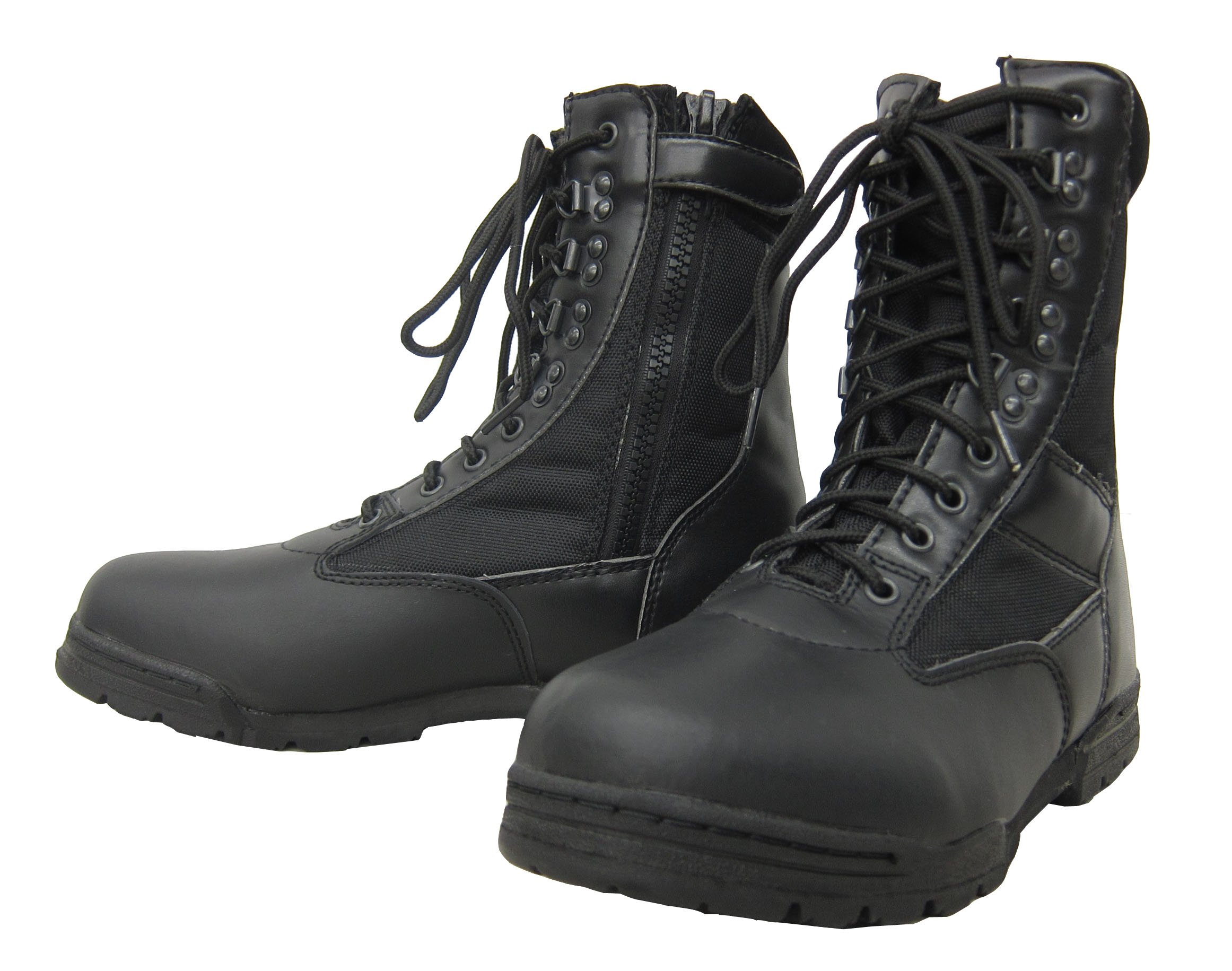 Amazon | BLACK TAC #KA7023 サイドジッパー タクティカルブーツ